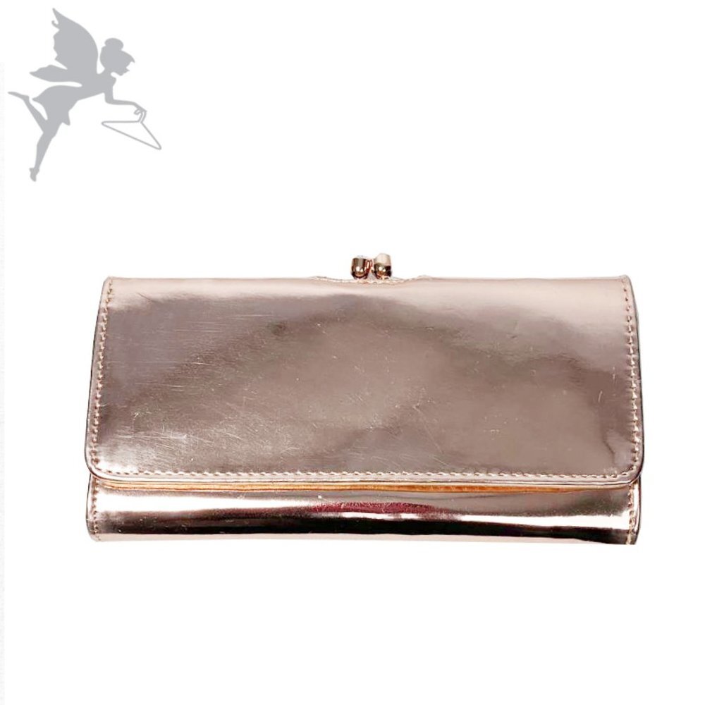 NEW Rose gold metallic wallet